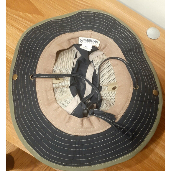 NWOT Magellan Outdoors Mesh Sun Fishing Camping Vented Bucket Hat size Medium - Picture 5 of 6